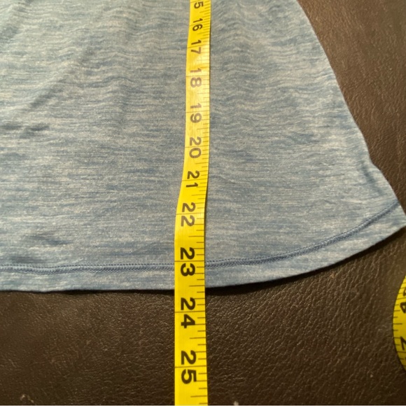 Lululemon Glide & Stride Tank Heathered Illuminight/Illuminight Blue Color Sz 6 - Picture 9 of 9